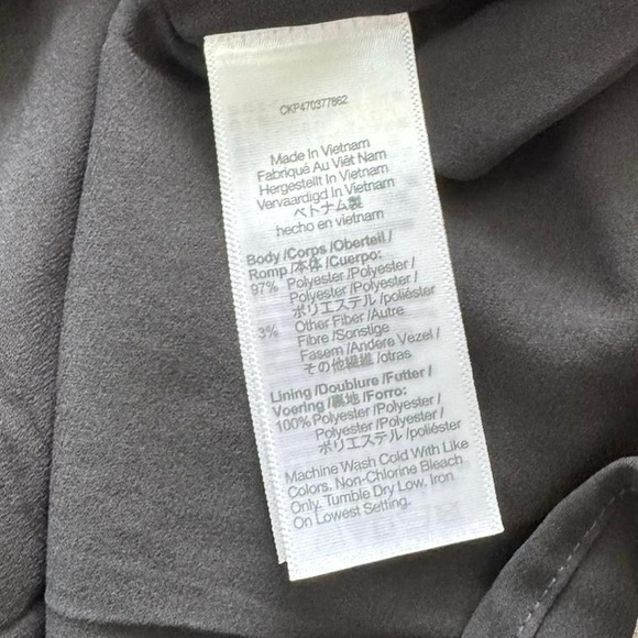 Madewell Long Sleeve Dress in Black Floral - Picture 6 of 7